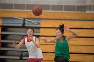 Woman's pickup ball 