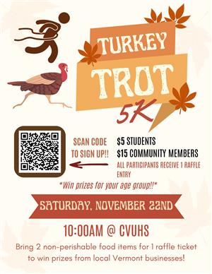 CVU Turkey Trot Poster 2025
